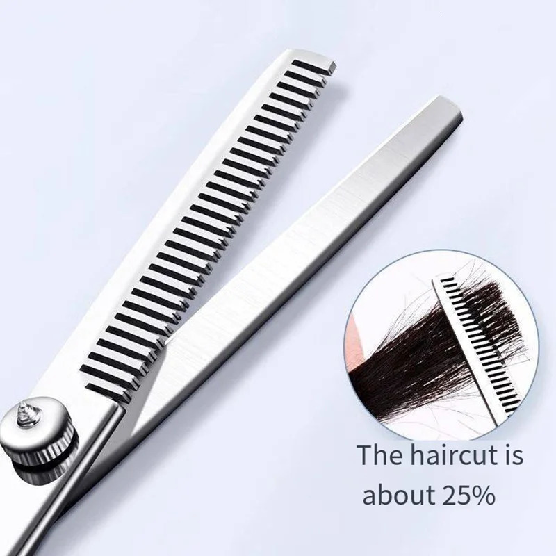 Professional Barber Scissors Accessories Shop 6 Inch Hairdressing Hair Haircut Cutting Thinning Tools Salon Hairdressers Set 250108