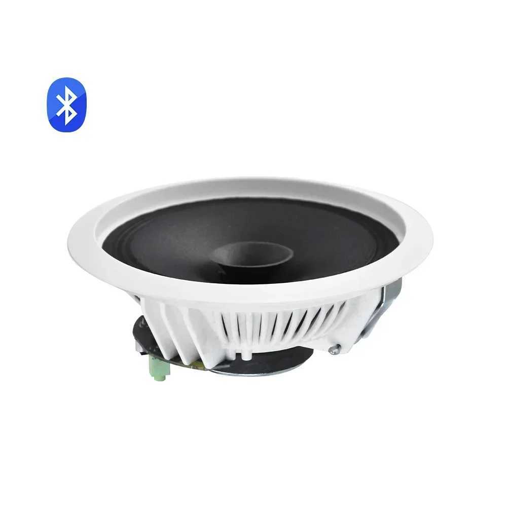 Car Audio Ceiling Speaker 6inch Built-in Class-D Amplifier Full Range Bluetooth Wall Loudspeaker for Smart Home Theater Sound System Music H250118