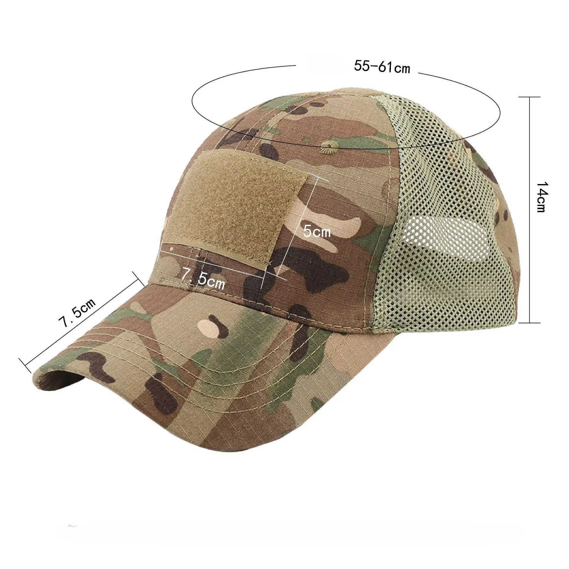 Outdoor Hunting for Men Breathab Camouflage Tactical Army Fishing Cam Hiking Hat Camo Baseball Running Sports sXJ250116