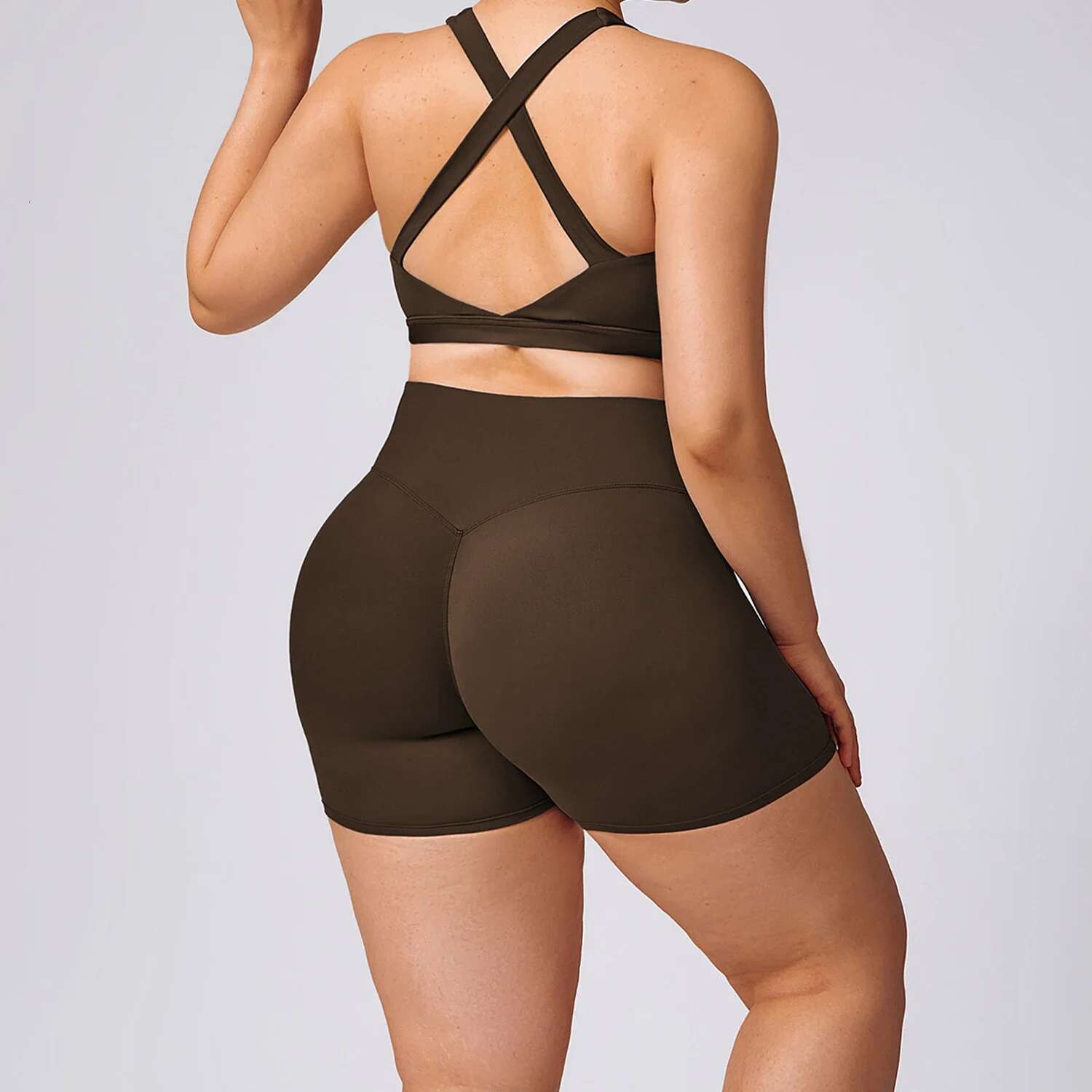 Ddmyoutdoor China Domestic Mermaid Curve Plus Size Yoga Quick Dry Breathable Pilates Gym Coat Running Fiess Clothes Tight Sports Shorts For Women