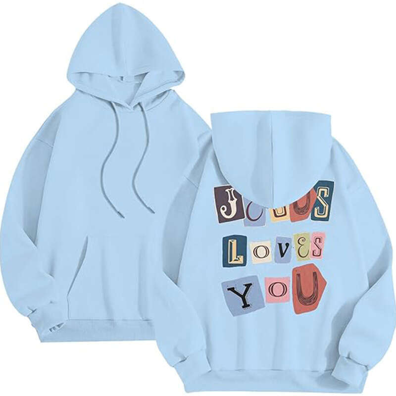 Men's fashion hoodie with letter print pullover top and pocket sweatshirt jacket XS-5XL