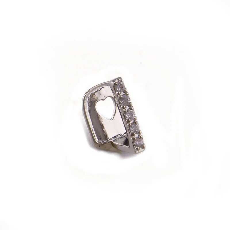 Single Grillz Top Bootom Dental Mouth Caps Cosplay Party Rapper Hip Hop Jewelry TG063XJ250114