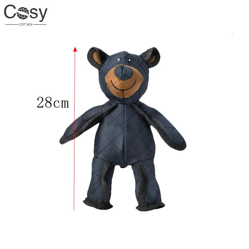 Unbreakable Bear Toys for Dog Teddy Extreme Pet Chewer Indestructible Plush Squeaking Toy Tough Heavyduty 250115