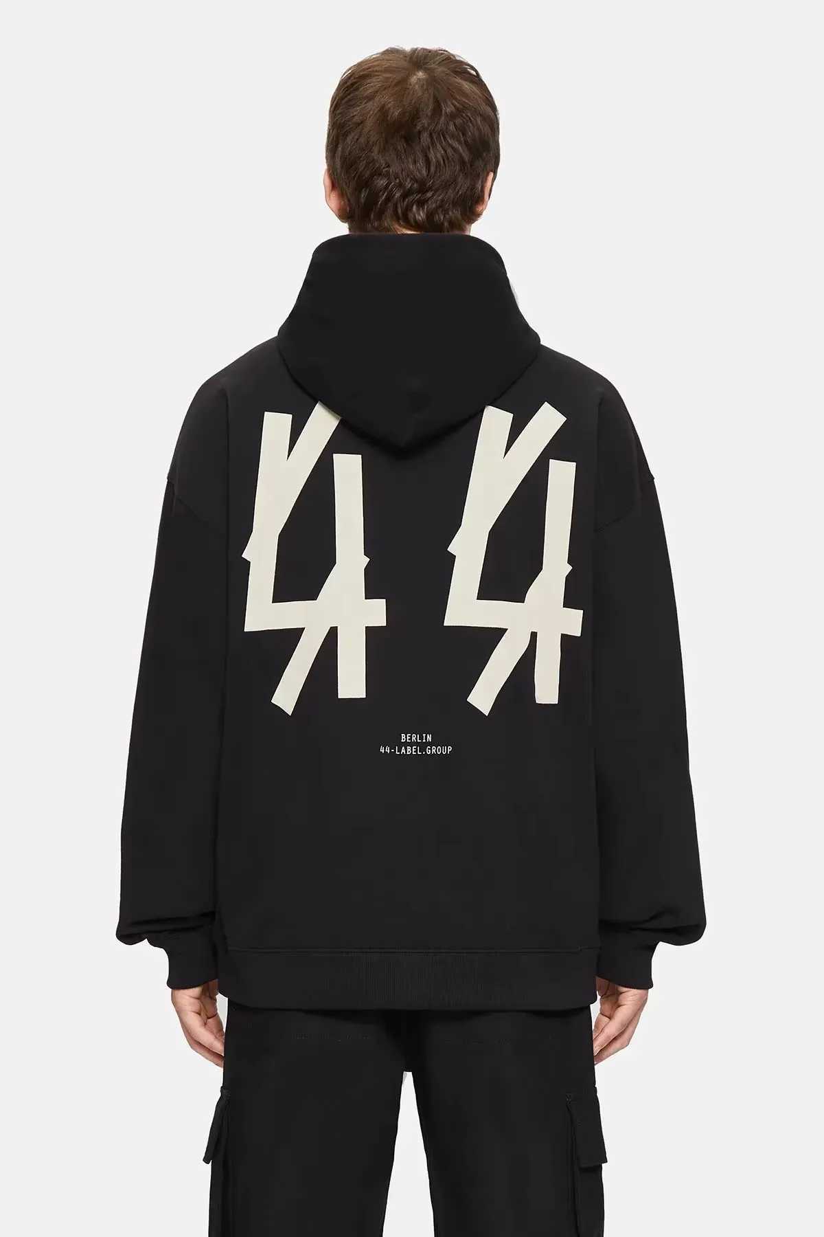 Men Women Fashion Hoodie Trend Brand Funny 100%Cotton Men Printed 44 LABEL GROUP Hoodies Sweatshirts Couple Strtwear PulloverC250118