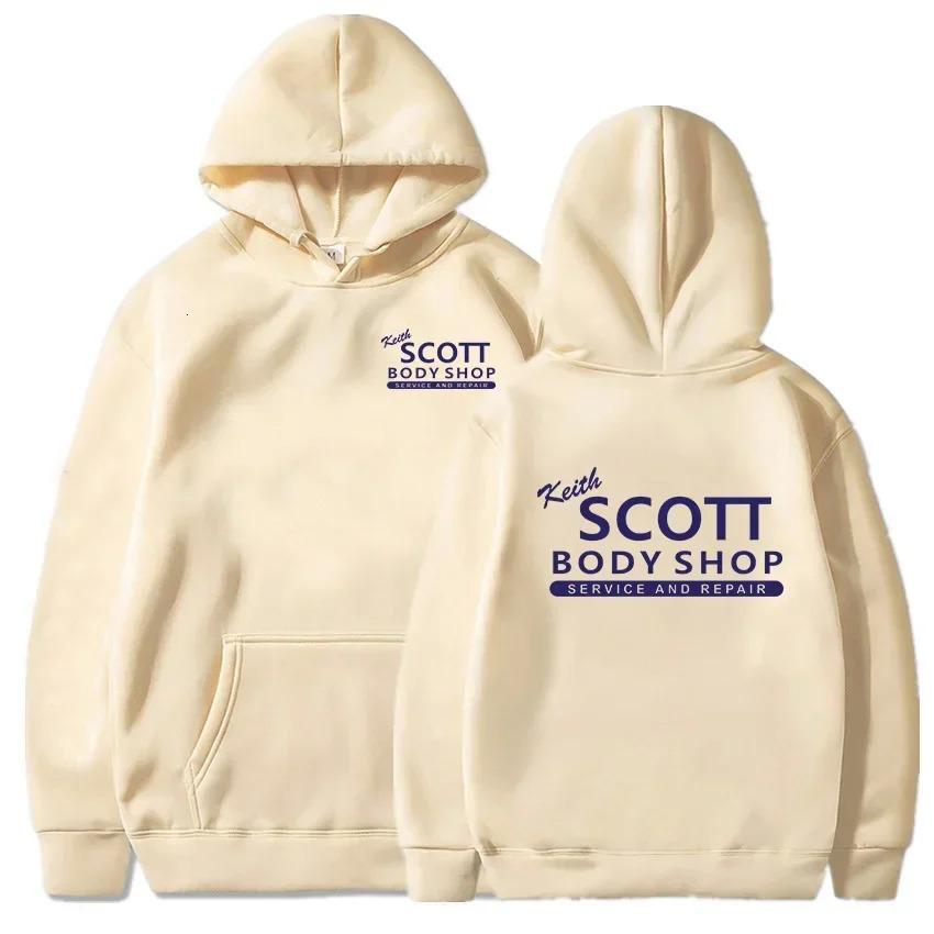 Tree Hill Hoodie Keith Scott Body Shop Hoodies Unisex Sweatshirts Autumn Winter Fleece Hooded Pullovers Graphic Sudadera Mujer 250114