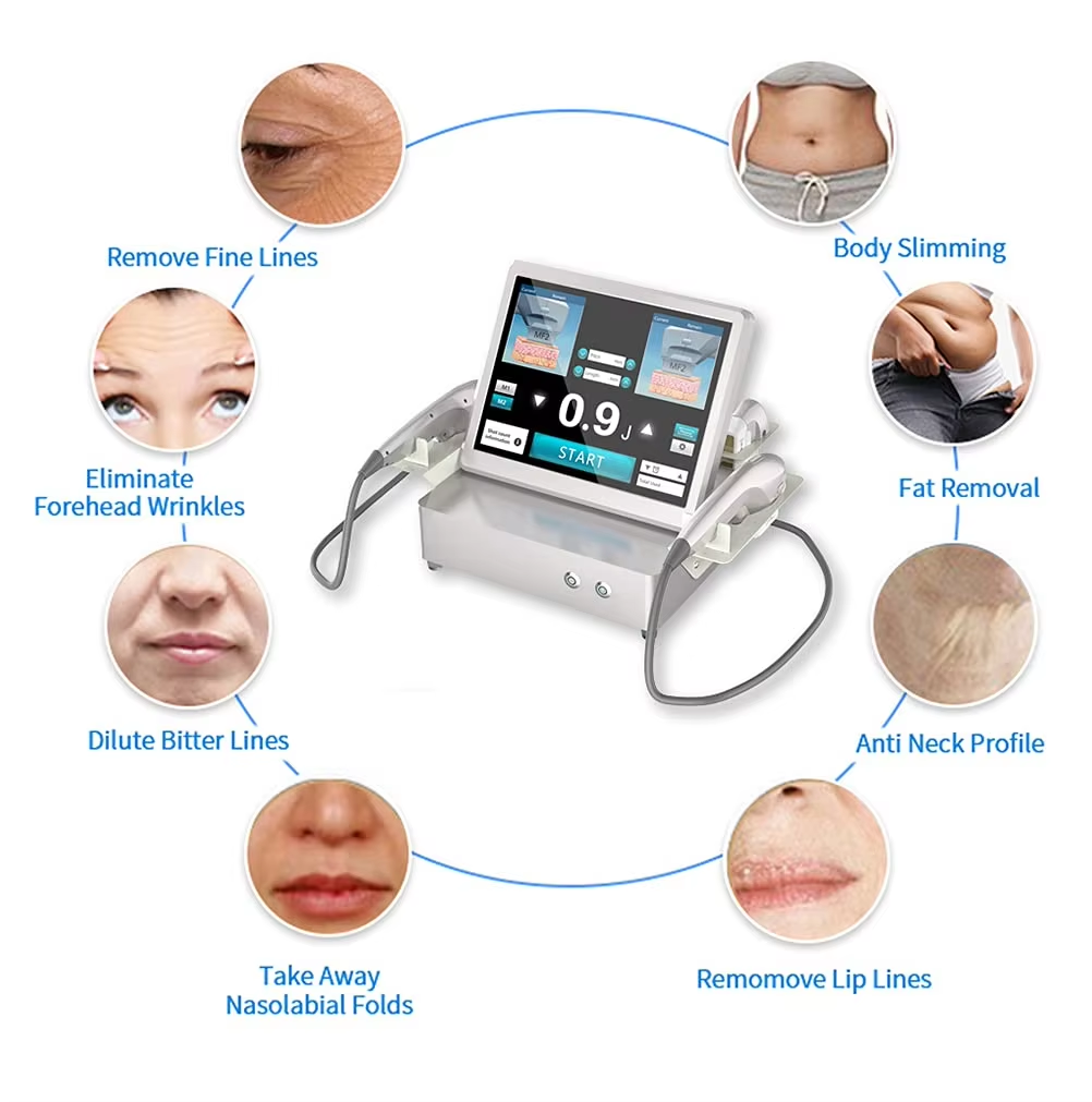 Facial Lifting 7D High Intensity Focused Ultrasound Slimming Machine Hifus 7 D Anti-aging Skin Tightening HIFU portable Weight Loss Face Lifting Neck 