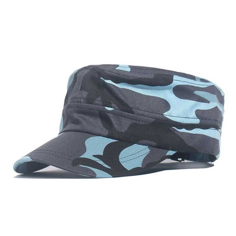 Summer Fashion Men Baseball s Tactical Army Camouflage Flat Hats Women Mens Outdoor Visor Military training CamoXJ250116