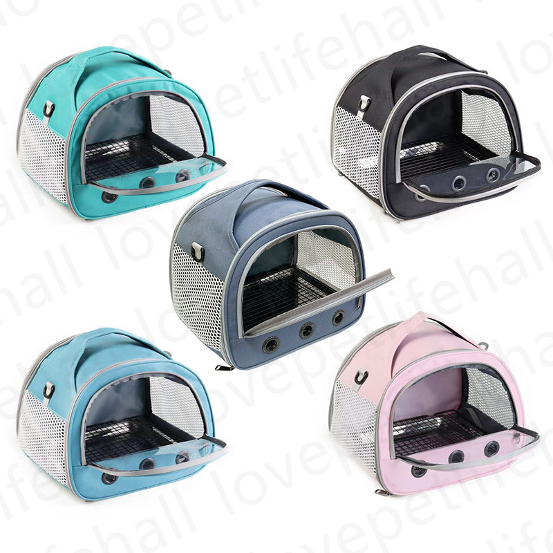 Dog Carrier Bag Portable Cat Handbag Foldable Travel Pet Bag Puppy Carrying Mesh Shoulder Dog Bag Small Pet Bag