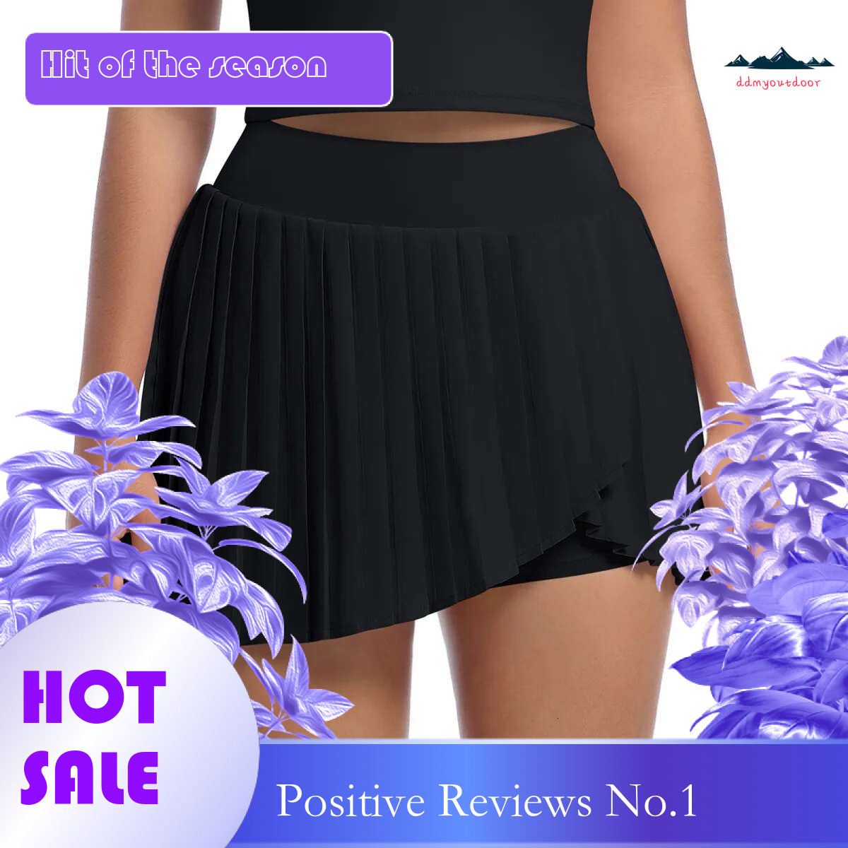 Ddmyoutdoor China Domestic Mermaid Curve Sports Women S Fake Two Piece Quick Drying Side Pocket Tennis Anti Light Fiess Skirt Women