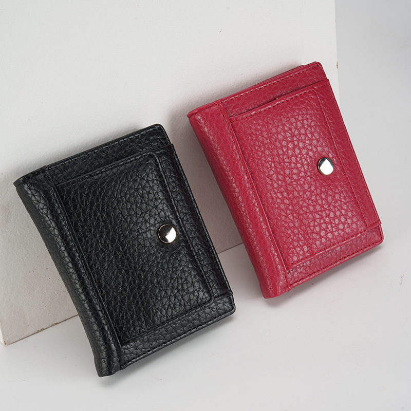 Product 2025 New PU functional Women's Snap Card Bag Multi slot Zero Wallet swissmilitary