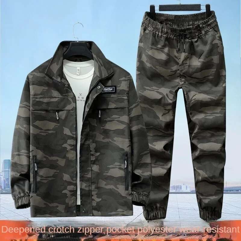 Ddmyoutdoor China Domestic Men S Autumn Spring Workwear Suit For Auto Repair Electric Welding Outdoor Leisure Construction Site Hiking Fishing Moto We