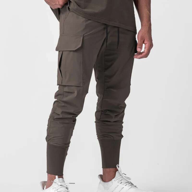 Ddmyoutdoor China Domestic Training Exercise Trousers Mens Sport Running Gym Casual Joggers Pencil Cargo Pants Slim Ice Silk Sweat Trackpants