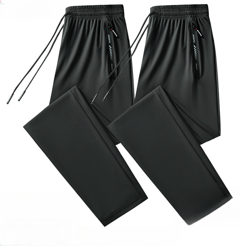 Ddmyoutdoor China Domestic Men S Summer Lightweight Ice Silk Stretch Breathable Loose Sport Pants For Running Hiking Fiess GYM Training And Daily Wear
