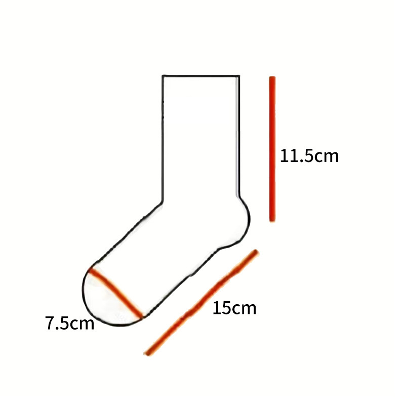 DA250001 Female Student Socks Pinkycolor Spring/Summer Casual Socks Splicing Anti Slip Sweat Absorbing Polyester Fiber