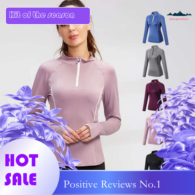 Ddmyoutdoor China Domestic Women Running Jackets Jogging Yoga Shirt Fiess Long Sleeve Jacket Gym Training Elastic Tight Sweatshirt