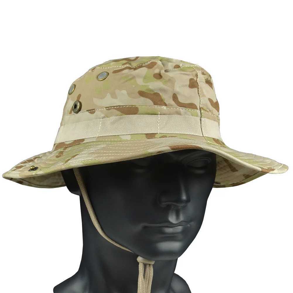 Tactical Airsoft Sniper Camouflage Boonie Hats Nepase Militares Army Mens American Military Accories A-tacs FGXJ250116