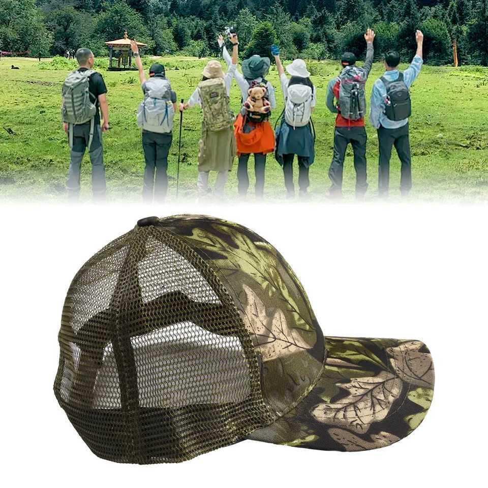Camouflage Hats PolyesterHats Hunting Fishing Walking Baseball Sunscreen Quick Drying Casual UV Protection SunshadeXJ250116