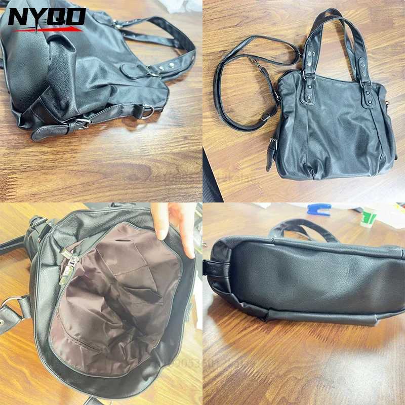 Large Capacity Female Handbag Shoulder Big Tote Bag Ladies Soft Leather Hobos Messenger Bags Women Luxury Shopper Bag T250118
