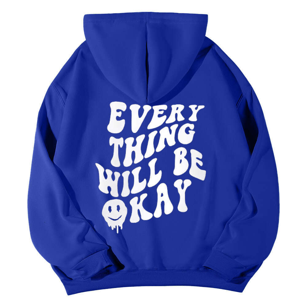 SOLY HUX Women's Sportswear Pattern Casual Long Sleeve Loose Hoodie Top with Kangaroo Pocket