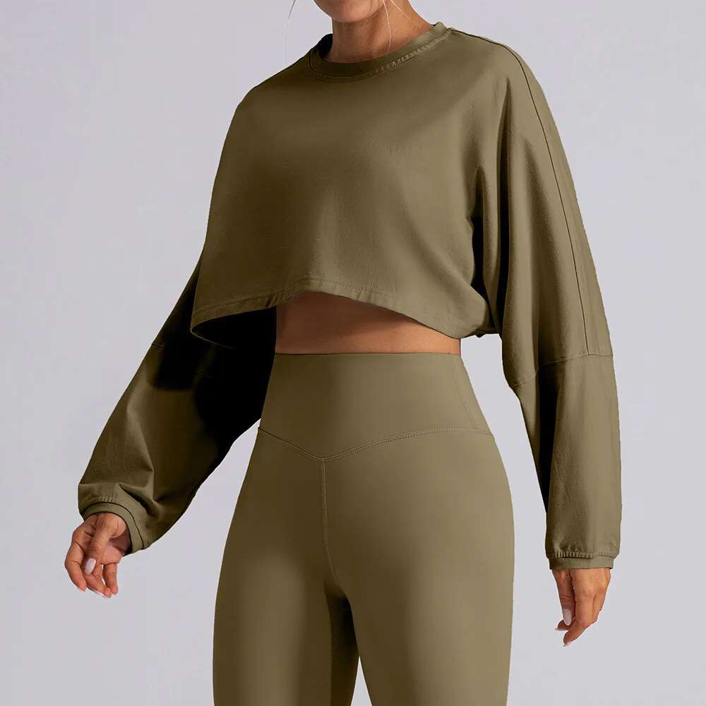 Ddmyoutdoor China Domestic Mermaid Curve Spring INS Superstar Brand Same Style Fiess T Shirt Long Sleeve Shirt Yoga Running Loose Crop Top Women