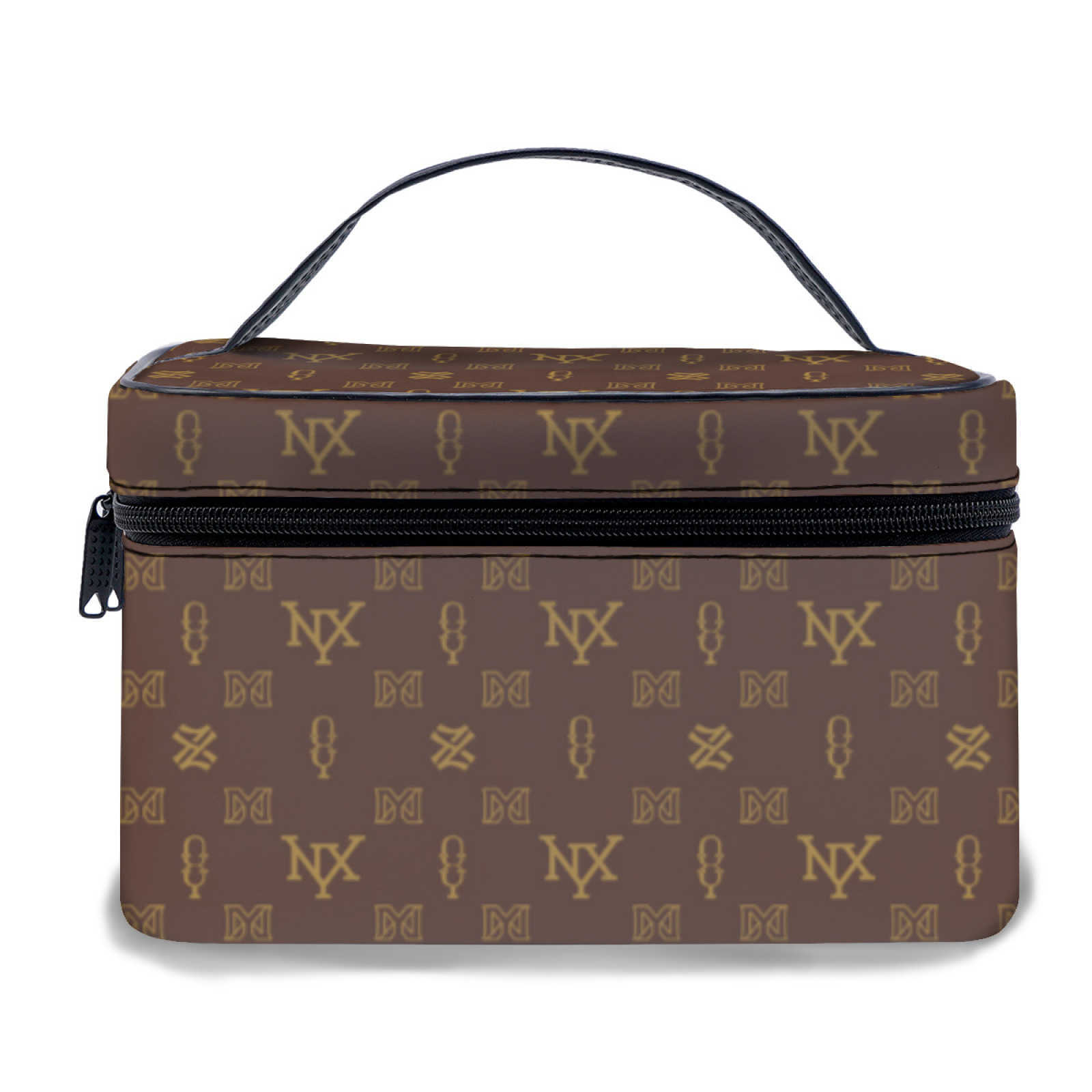 NXY Leather Large Capacity Travel Cosmetic Bags Cases Bag Portable Women Makeup Case Multifunctional Toiletry Make Up Box