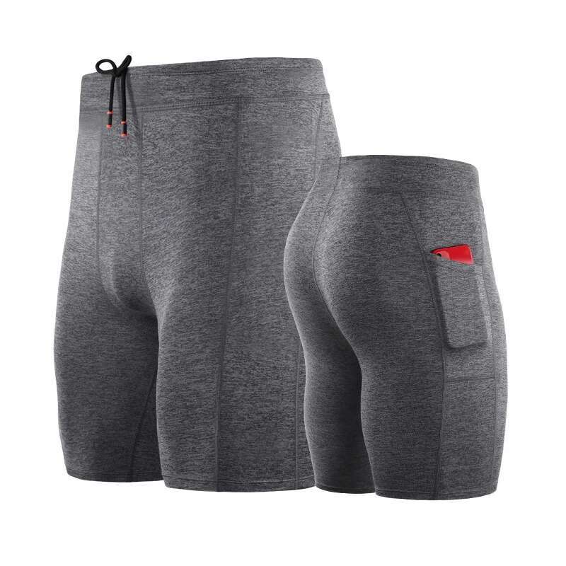 Ddmyoutdoor China Domestic Hight Waist Men S Professional Gym Fiess With Pockets Sports Running Training Wicking Quick Drying Elastic Tight Shorts