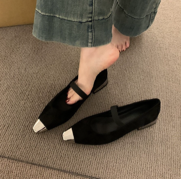 Women Dress Shoes Design Sense NEW hot Square Toe Retro Style Versatile Low Heel Triple Black Brown Coffee Free shipping