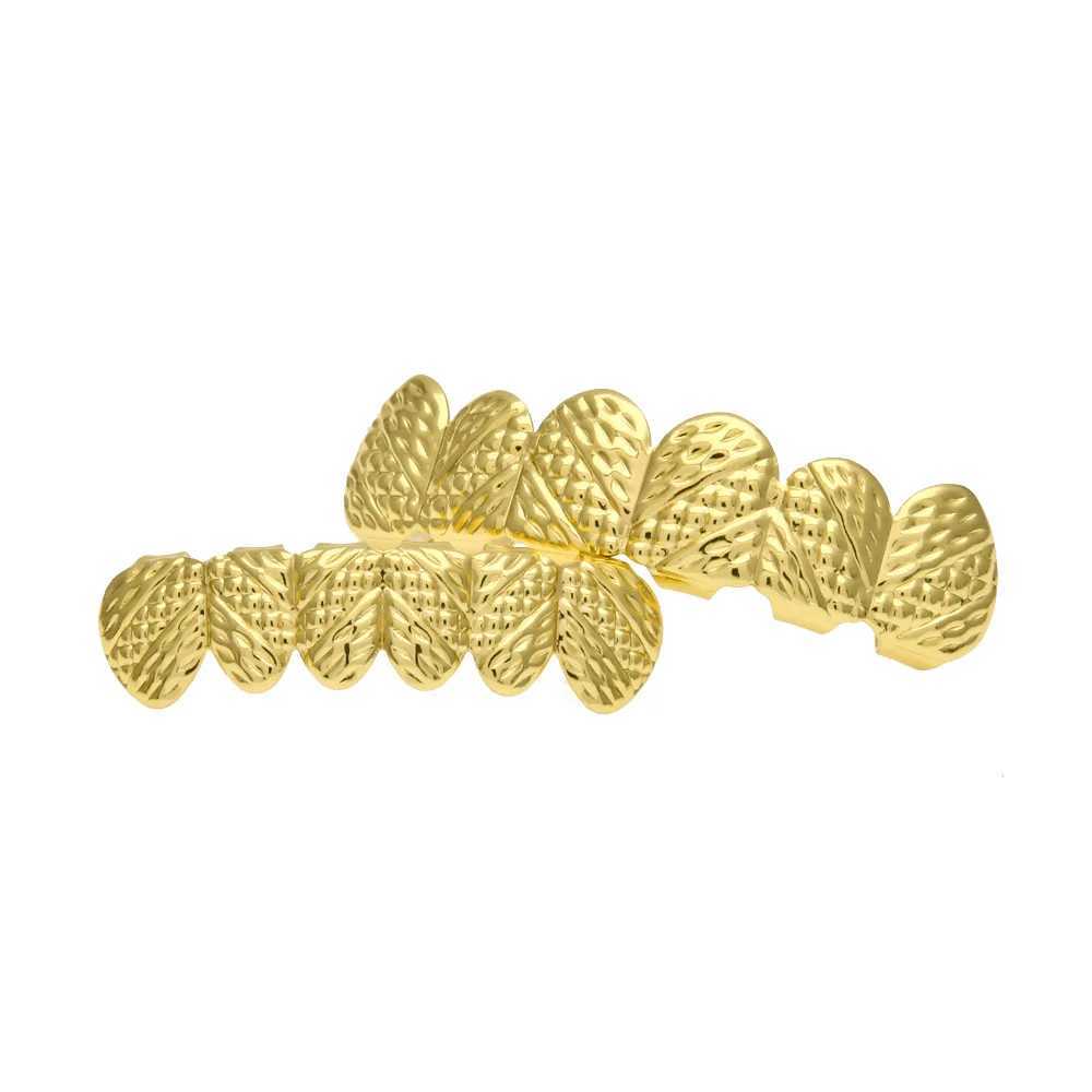 NEW Bling Teeth Grillz Top Bootom Dental Mouth Punk Teeth Caps Cosplay Party Tooth Rapper Hip Hop Jewelry TG006XJ250114