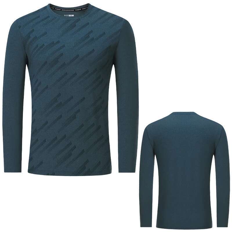 Ddmyoutdoor China Domestic Mens Gym Long Sleeve Quick Dry Breathable Hiking T Shirts Running Fashion Workout Print Patchwork Training Bodybuilding Top