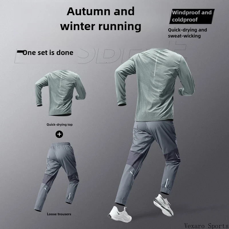 Ddmyoutdoor China Domestic Men S Sportsuit Fiess Quick Dry Shirt Long Sleeve Running Loose Training Sports Gear For Spring And Autumn Tracksuit Gymwea