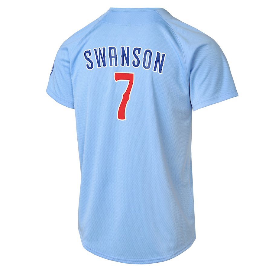 2025 Baseball Jerseys 7 Dansby Swanson Imanaga Suzuki Sandberg Bellinger Canario Custom Jersey