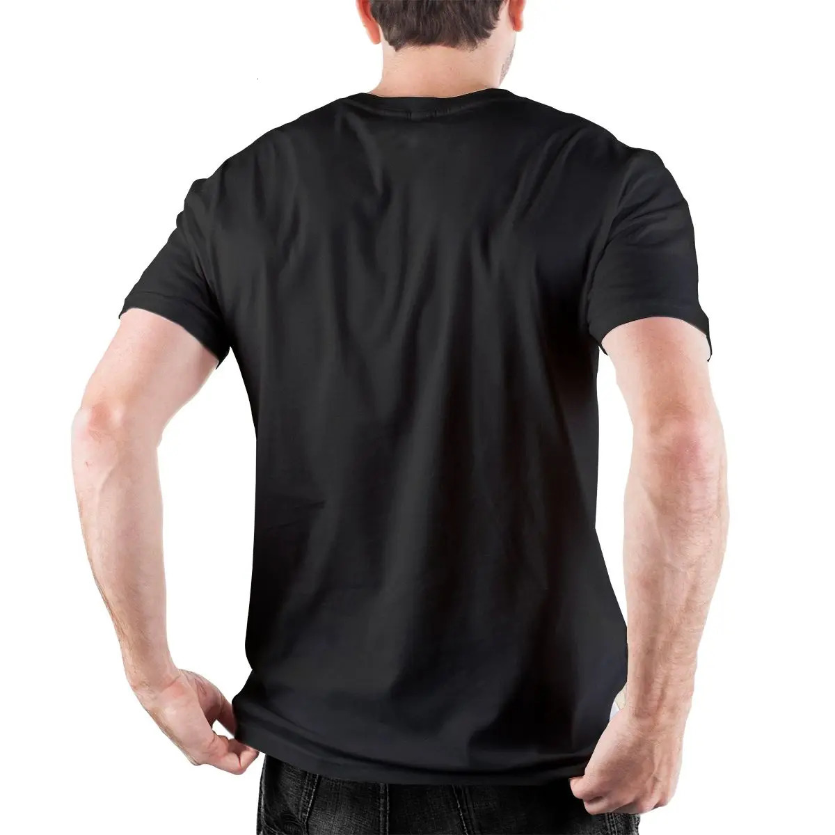 Mens Skull Misfits T Shirts Pure Cotton Tops Humor Short Sleeve Crewneck Tees Gift Idea T-Shirts 250117