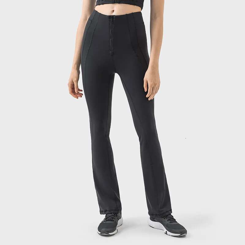 Ddmyoutdoor China Domestic Mermaid Curve Waist Zipper Belly Hip Lifting Ankle Length Sports Casual Running Yoga Tight Pants Women Clothing Gymyoga Le