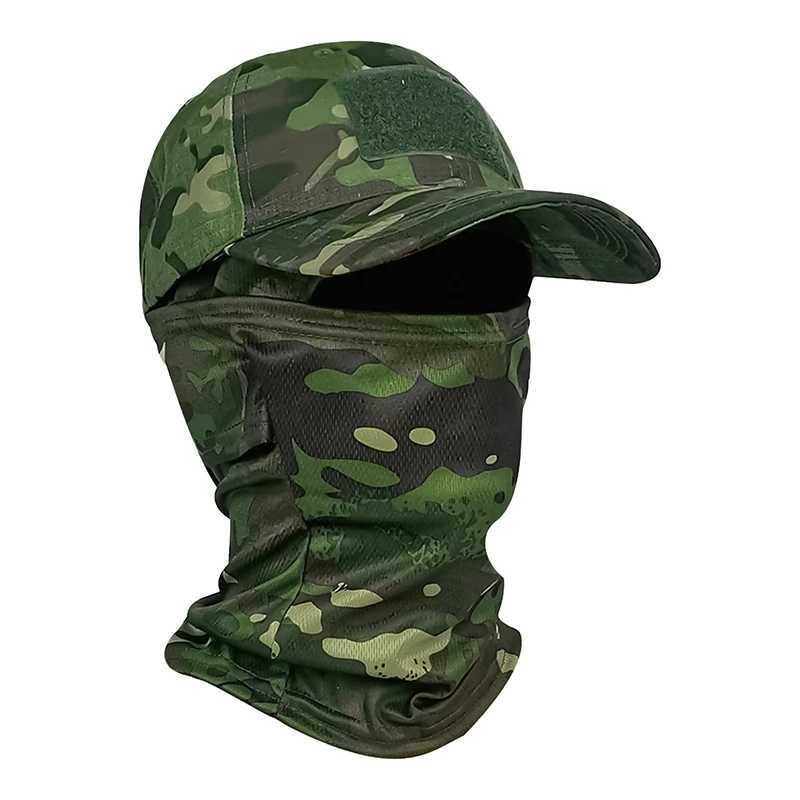 Outdoor clava Face Mask Sunhat Camouflage Hood s Jung Cycling Hiking Military Tactical Full Face gear Cover ScarfXJ250116