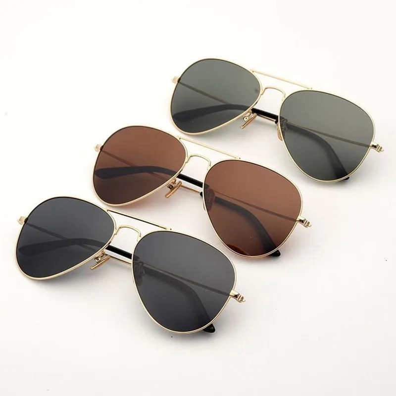 High Quality Sunglasses Men Women Mineral Glass Lens Eyewear UV400 Protection Fashion Eyeglasses Frames 250117