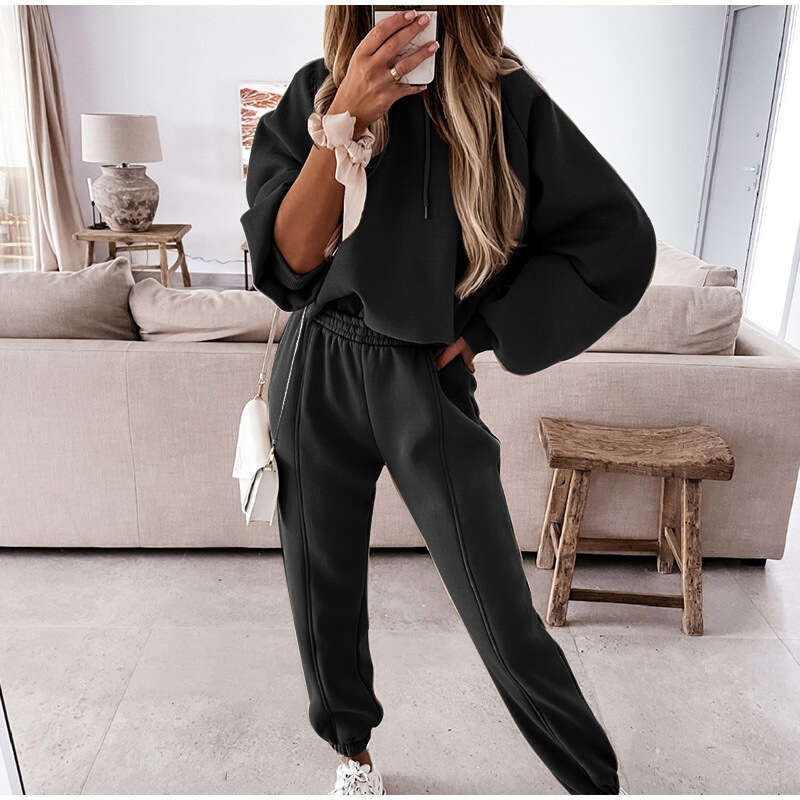 2025 Women's European American Autumn Sports and Leisure Set Two Piece Set, Versatile Female Style, New Trendy Clothing Ins