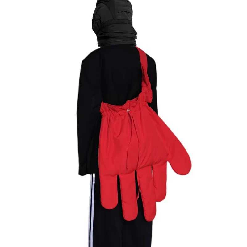 New Arrival Personalized retro solid glove bag high-capacity and simple mens nylon underwear handbag Korean casual womens shoulder bag Y2k Z250118