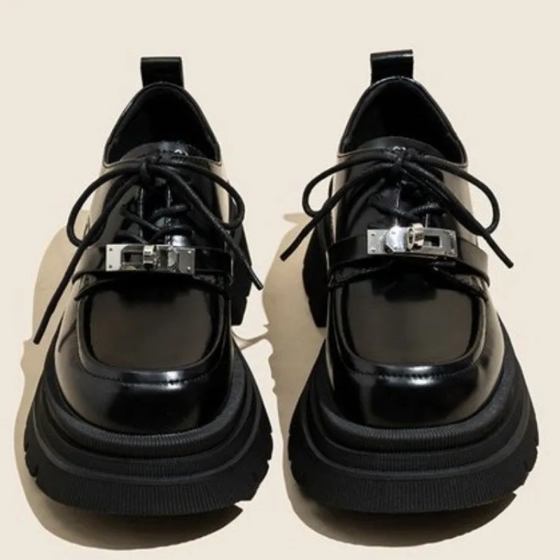 Autumn Collection: Elegant Black Mary Jane Single Shoes with Enhanced Cushioning for Ladies