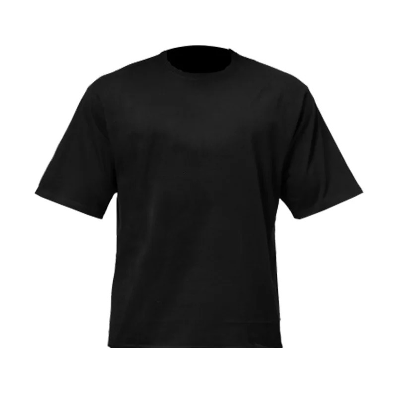 Mens Summer Cotton Casual Loose Oversize T-shirt Male Gym Fitness Short Sleeve Tee Sports Tops Workout Clothing Plus Size M-5XL 250117
