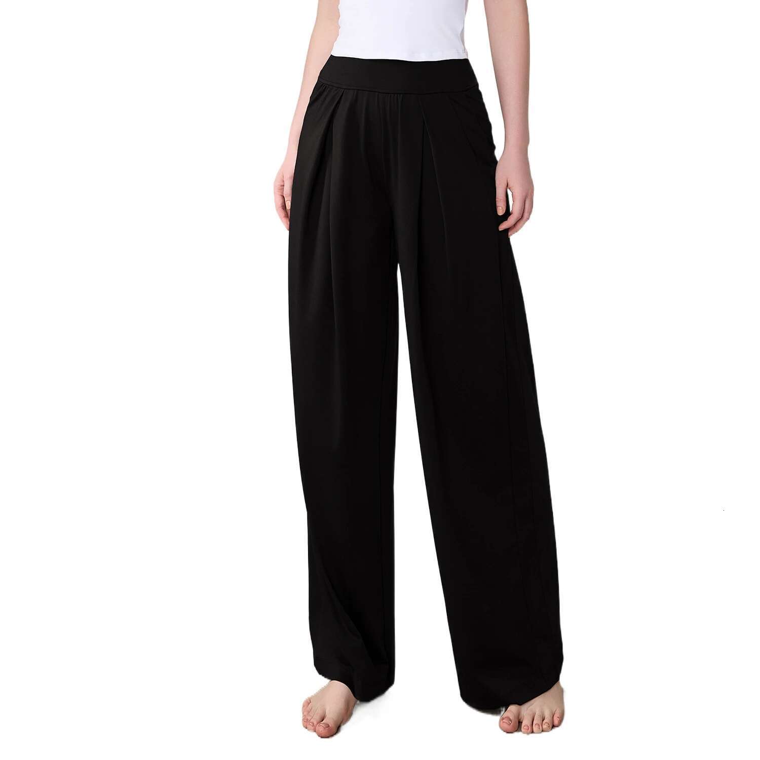 Ddmyoutdoor China Domestic Mermaid Curve Loose Wide Leg Straight Women S Slim Look High Waist Outdoor Breathable Sports Yoga Pants
