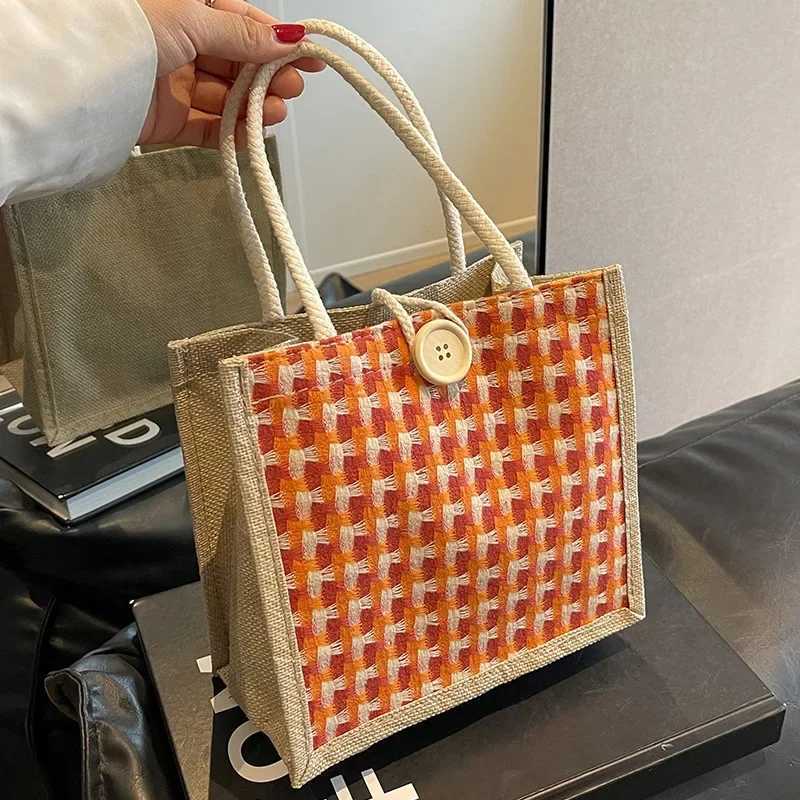 Womens Handbag Tote Bag Ladies Button Handheld Square Bag Button/Zipper Luxury Designer Handbag Small Shopping Bag Womens Bag T250118