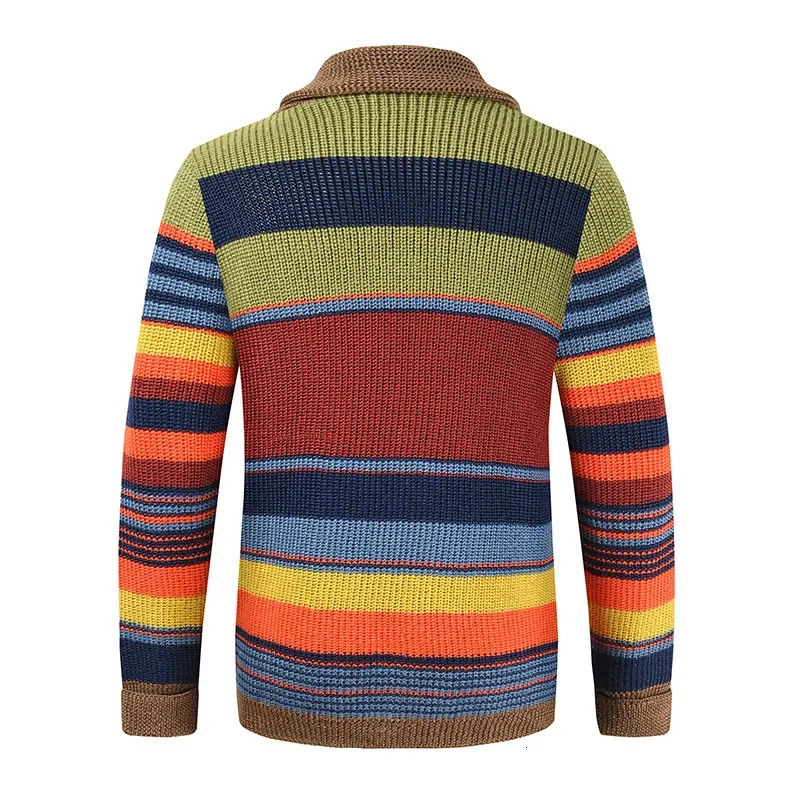Customizable Multicolor knitted cardigan 250113