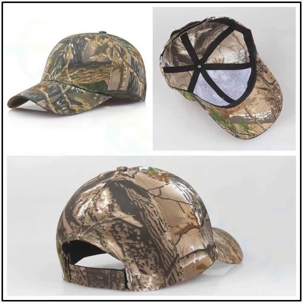 New Camo Baseball Fishing s Men Outdoor Hunting Camouflage Jung Hat Airsoft Tactical Hiking Casquette HatsXJ250116