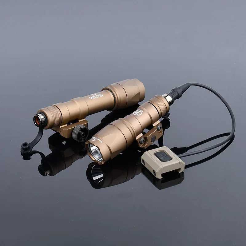 WADSN Airsoft Tactical SF M600 M300 Weapon Flash M600C M300A White LED Light with Modbutton Pressure Switch MLOK Key MODW241227