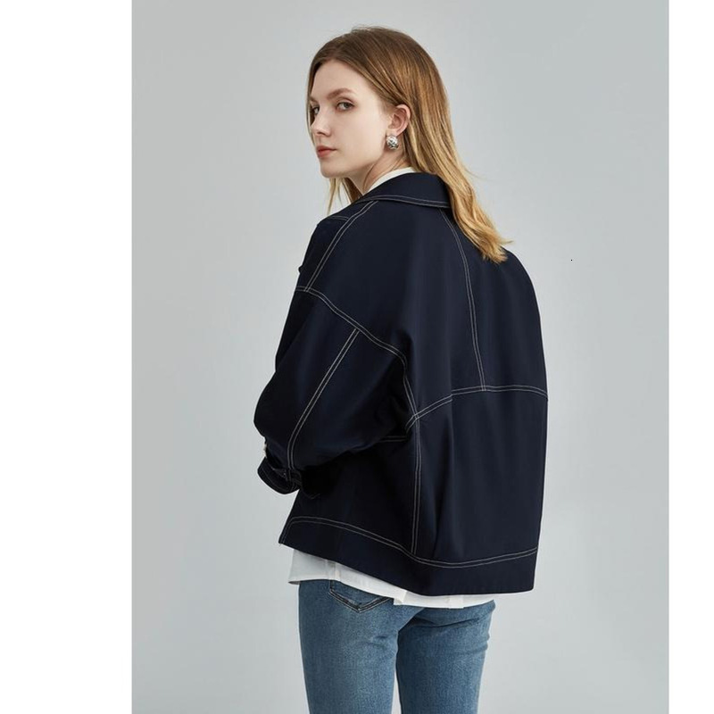 2024 Spring New Trendy Windbreaker Women's Design Temperament, Sense, Fashion Loose Casual Coat Top