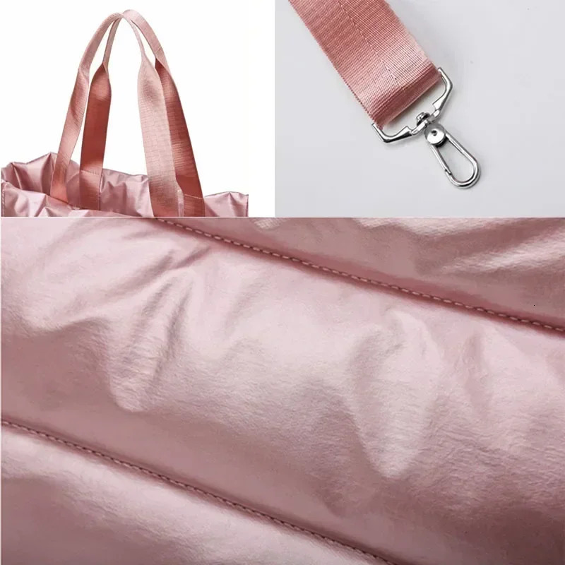 Women Gym Sports Bag Waterproof Swimming Yoga Mat Pink Weekend Travel Duffle Bags for Sport Fitness Shoulder Handbag 250114