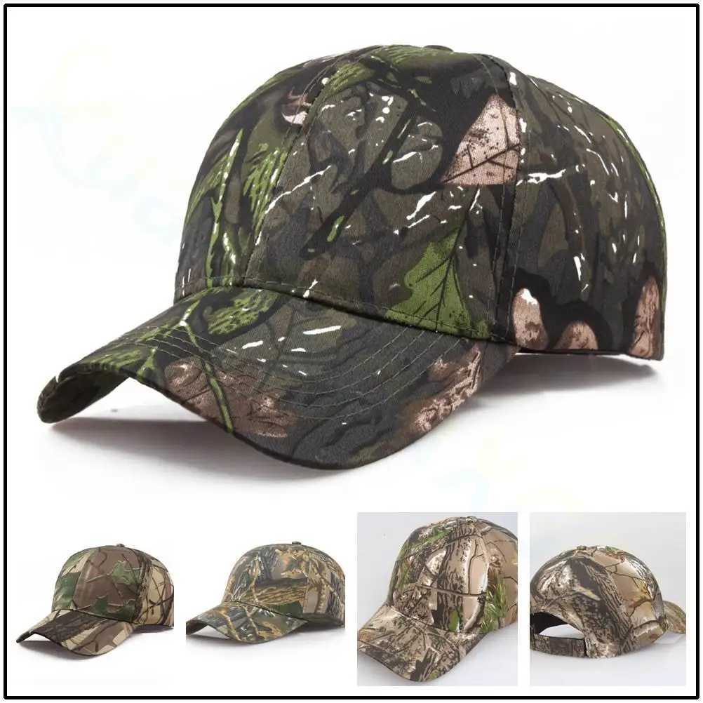 New Camo Baseball Fishing s Men Outdoor Hunting Camouflage Jung Hat Airsoft Tactical Hiking Casquette HatsXJ250116