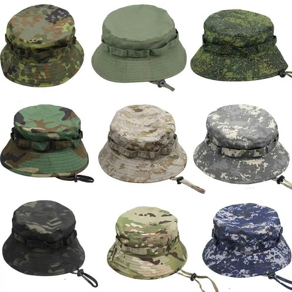 Sunscreen Boonie Hat Tactical Military Summer Sun Protection Camouflage Hunting Hiking Fishing Outdoor Sports Jung MenXJ250116
