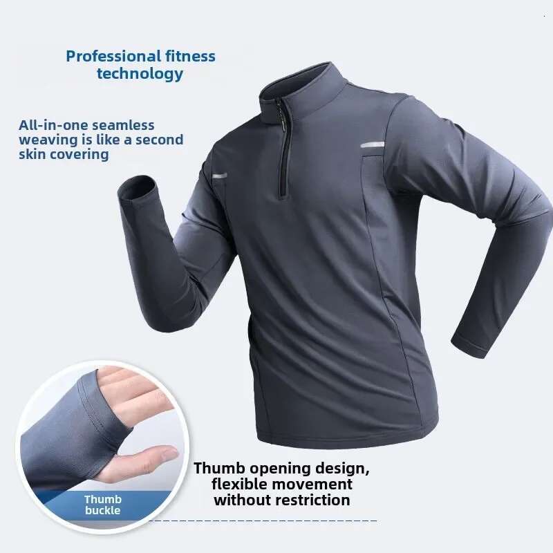 Ddmyoutdoor China Domestic Running Fiess Half Zip Quick Dry Top Outdoor Basketball Cycg Training In Spring Autumn Men S Sportswear Set