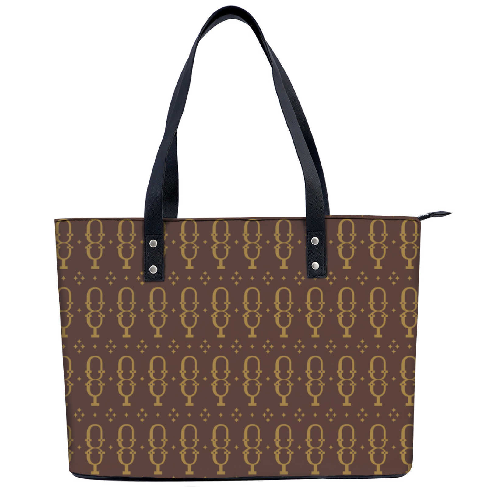 NXY Trendy Women's New Large Capacity Tote Bag With Horizontal Square Zipper Single Shoulder Handbag Bags Handbags Women